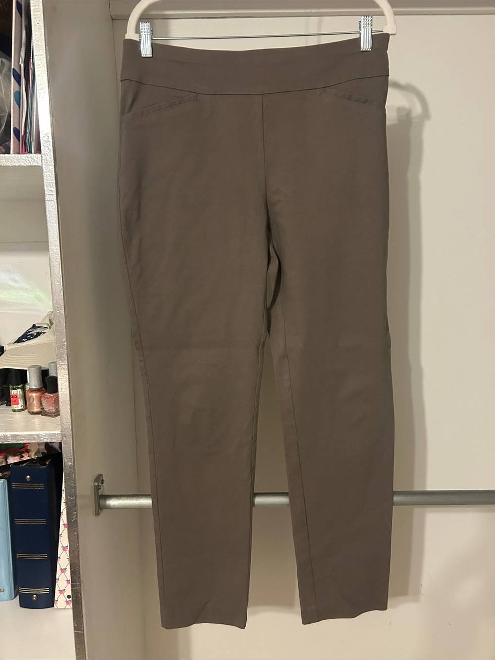 Chico’s Perfect Stretch Pants - Taupe Chicos size 1